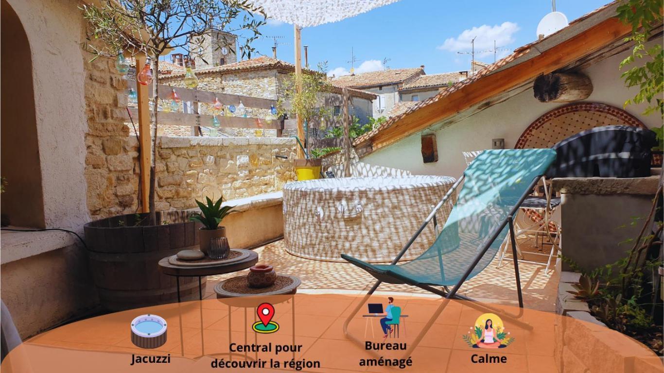 Maison Avec Jacuzzi Et Terrasse Sur Les Toits Brignon Exterior photo